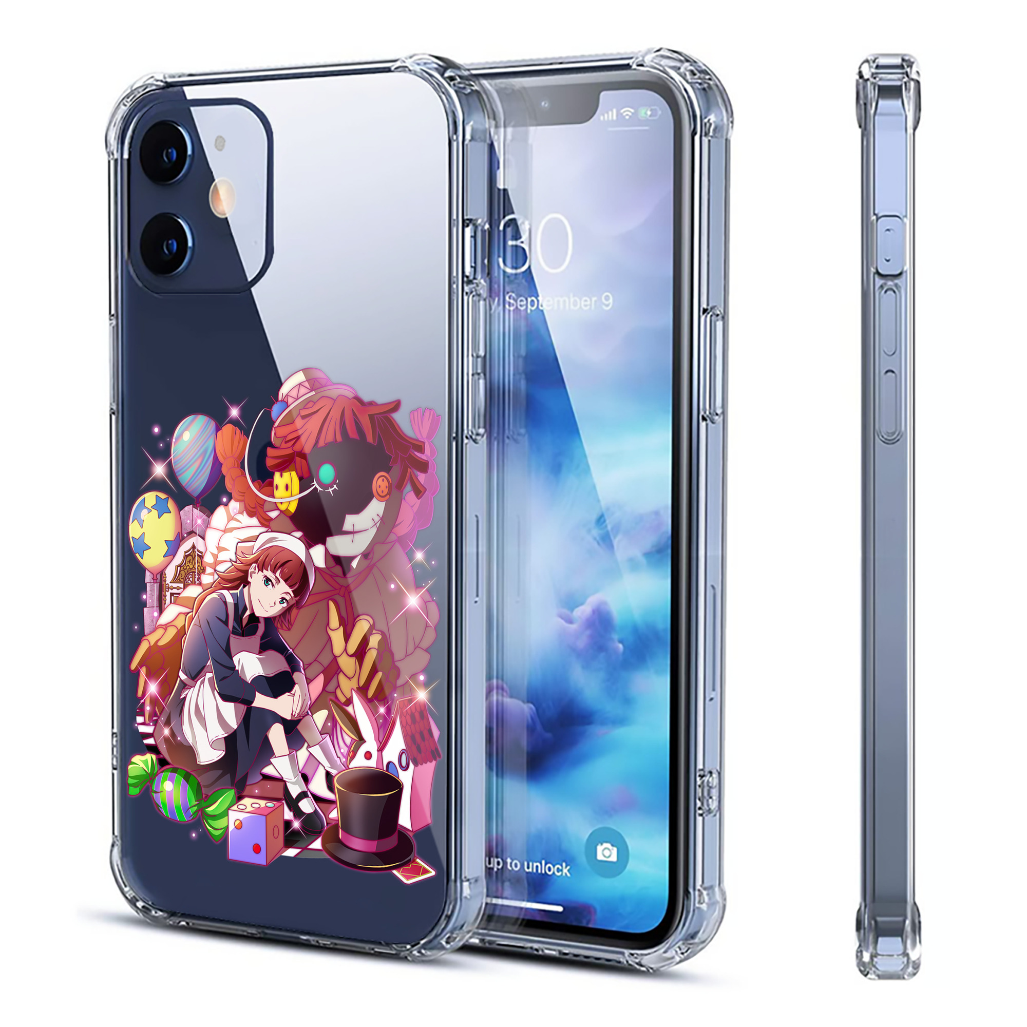 （画像用） 文豪ストレイドッグス Bungo Stray Dogs 【iPhone 12シリーズ対応】透明スマホケース（クリアソフトケース）